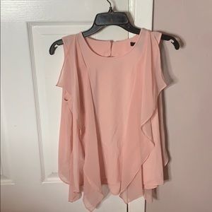 Pink ruffle shirt